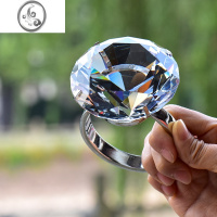 JiMi表白器水晶大钻戒 钻石大戒指情人节生日礼物求婚超大戒道具