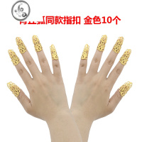 JiMi护甲套日常指甲简约防护保护防断女甲环戒指装饰盖指甲美观好看。