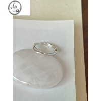 JiMi素圈戒指女小众设计高级感时尚个性叠戴风女生闺蜜装饰食指指环