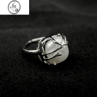JiMiSIXNINE新品巴洛克异形魔戒女轻奢极简设计高级质感银色戒指指环