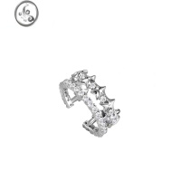 JiMi2023新款花花世界叠戴戒指女设计高级个性指环