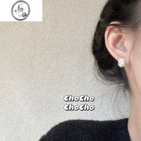 JiMichocho/杜洛弗利白 韩国小众设计感复古高级感耳钉耳环简约耳饰女