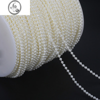 JiMiDIY手工材料串珠饰品配件仿珍珠子色ins散珠珍珠项链连线珠子链条