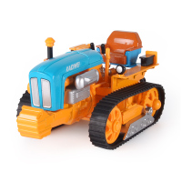 凯迪威老式拖拉机模型手扶拖拉机合金车模型玩具儿童男孩玩具小车 凯迪威履带挖掘机黄色