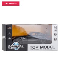 奔弛1:32 Amg gt 跑车 金属汽车模型声光回力儿童礼品合金玩具车 黑色