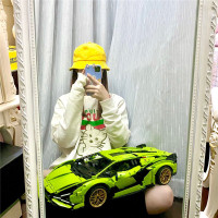 兰博基尼积木跑车模型成人高难度赛车系列巨大型7-12岁男孩拼装生日礼物