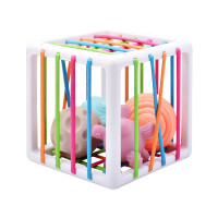 儿童婴儿彩虹魔方塞塞乐玩具海洋球凹凸球早教宝宝益趣一岁形状配对积木玩具
