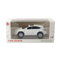 JKM玩具合金汽车模型1:32雷克萨斯NX200T声光回力6开门盒装