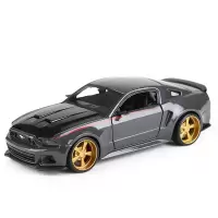 1:24福特野马GT改装版跑车街头赛车仿真合金汽车模型玩具车模玩具