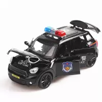 1/32mini合金车模仿真小汽车模型合金车模特警车