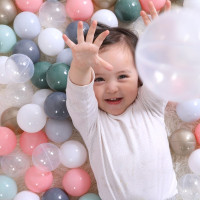 海洋球儿童波波球宝宝室内游戏屋玩具球池游戏围栏婴儿彩色球