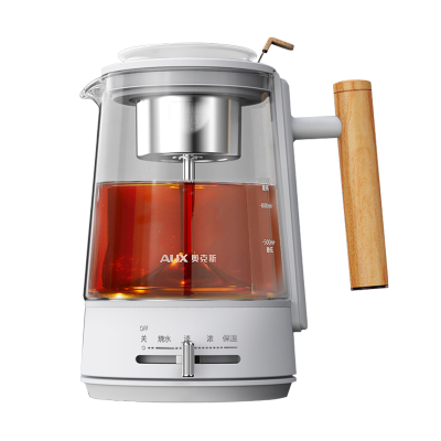 奥克斯黑茶煮茶器煮茶壶家用全自动蒸汽玻璃电热花茶普洱蒸茶壶