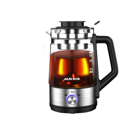 奥克斯黑茶煮茶器蒸汽煮茶壶玻璃电热全自动家用保温普洱蒸茶壶