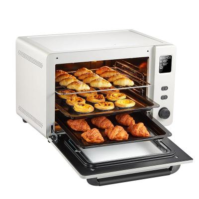 ACA/北美电器电烤箱家用全自动多功能烘焙40升小型搪瓷烤箱