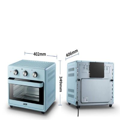 ACA电烤箱家用烘焙小型多功能迷你小烤箱25L全自动空气炸锅