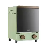 ACA电烤箱家用烘焙迷你小型12L复古多功能宿舍迷你立式电烤箱