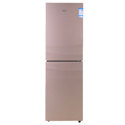 澳柯玛246升两门风冷无霜小型冰箱家用双开门电冰箱大容量节能 炫金