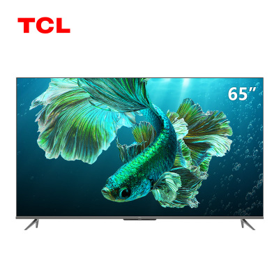 TCL 65量子点电视 65英寸高清超薄全面屏液晶网络平板电视 枪色 官方标配