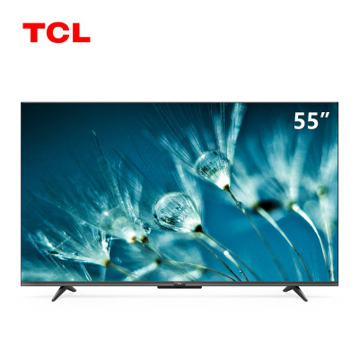 TCL电视机55寸(英寸)55 4K智慧声控网络液晶电视 黑色 官方标配