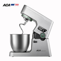 北美电器(ACA)厨师机商用家用电子式触摸屏直流电机不锈钢全自动和面揉面打奶油机打蛋器搅拌机