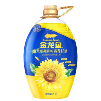 金龙鱼 原料欧洲进口 物理压榨 自然葵香 阳光葵花籽油5L(新老包装随)