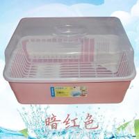 碗筷盒带盖特大号厨房塑料碗柜收箱防尘装放盘子沥水家用餐具收纳