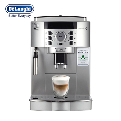德龙(Delonghi)咖啡机 全自动咖啡机 欧洲原装进口 家用 自带打奶泡系统 ECAM22.110.SB 全自动