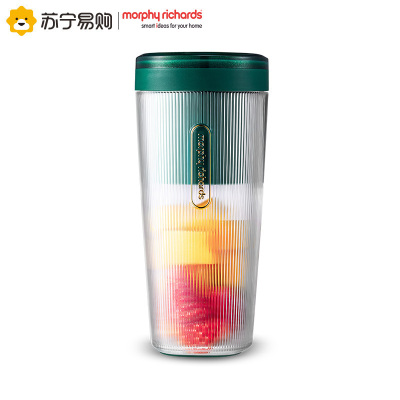 摩飞榨汁杯家用水果迷你小型果汁杯电动便携式炸果汁机无线榨汁机MR9800 翡翠绿