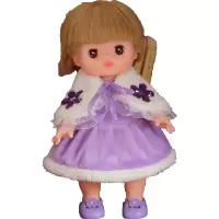 适用于咪露娃娃衣服配件 衣服裤子背包公主玩具女孩 紫色套装(不含鞋)