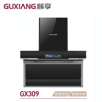 顾享(Guxiang)厨卫电器 大吸力吸油烟机 不锈钢油烟机GX309