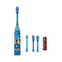 儿童电动牙刷儿童电动牙刷自动牙刷儿童声波震动电动牙刷 四刷头 小灰灰