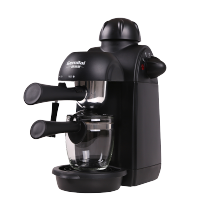 咖啡机家用现磨手动蒸汽打奶泡拉花迷你咖啡壶意式机器2008 咖啡机标配