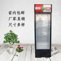 啤酒柜饮料展示柜小型单冷藏冰箱立式商用蔬菜水果保鲜超市面