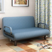 小户型客厅简约现代懒人多功能可折叠单人双人三人沙发布艺沙发床贵妃躺椅