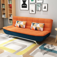 [送抱枕]懒人沙发 沙发床可折叠小户型双人1.8米多功能布艺两用沙发床可拆洗1.5客厅人造板现代中式