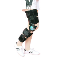 膝关节固定支具膝盖骨折术后固定护具下肢康复支撑架 基础款(无背带气囊) 均码 经济款(无背带气囊)