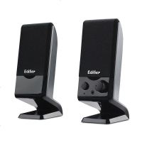 Edifier/漫步者 R10U 2.0声道迷你台式机音箱USB笔记本电脑有源音响小音箱 黑色