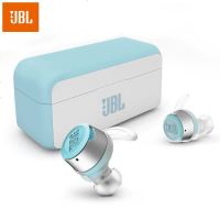 JBL FLOW入耳式真无线运动蓝牙耳机 跑步防水防汗音乐耳机 苹果安卓通用耳麦 充电盒 青色