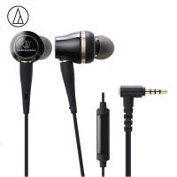 铁三角(audio-technica) ATH-CKR100IS 线控带麦入耳式HIFI耳机 黑色 手机耳麦