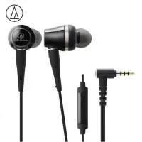 铁三角(audio-technica) ATH-CKR100IS 线控带麦入耳式HIFI耳机 黑色 手机耳麦