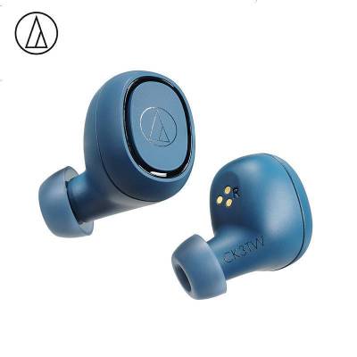 铁三角(audio-technica) ATH-CK3TW 真无线蓝牙发烧入耳式耳机 蓝牙5.0 蓝色 跑步耳麦
