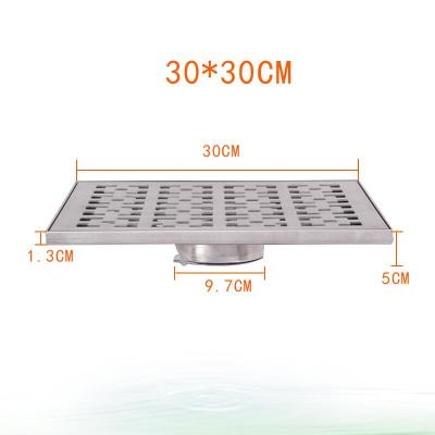 品牌直营> 酒店项目大排量特加大号30CM地漏工程304不锈钢适用110/160/200管安心抵