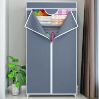 70厘米宽布衣柜钢管一个人用的衣柜放被子临时宿舍储物柜挂衣服安心抵
