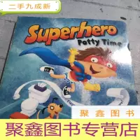 正 九成新Superhero Potty Time[Boardbook]马桶超人(金色童书,卡板书)