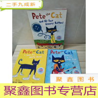 正 九成新皮特猫故事书-Pete the Cat and His Magic Sunglasses[三本合售]正版