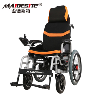 迈德斯特电动轮椅 老人 残疾人 左右控制器可调节智能电动轮椅DF 高靠背[锂电池12AH]