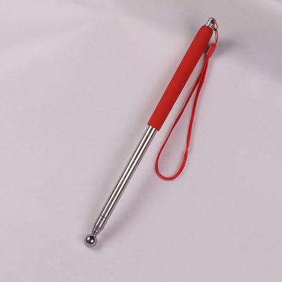 1米金属头（红柄） 电子可伸缩教鞭笔 教师笔 电子白板不锈钢教鞭 伸缩教鞭教练杆
