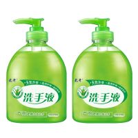 芦荟抑菌洗手液500g儿童成人通用保湿家用正品清香型消毒 两瓶装500g*2