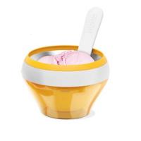 防伪美国自制冰淇淋机儿童宝宝家用雪糕机冰激凌碗甜筒机 桔色