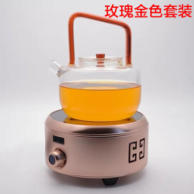 电陶炉家用煮茶电磁炉黄金蛋小型电茶炉迷你 烧水抖音煮茶器 紫罗兰
